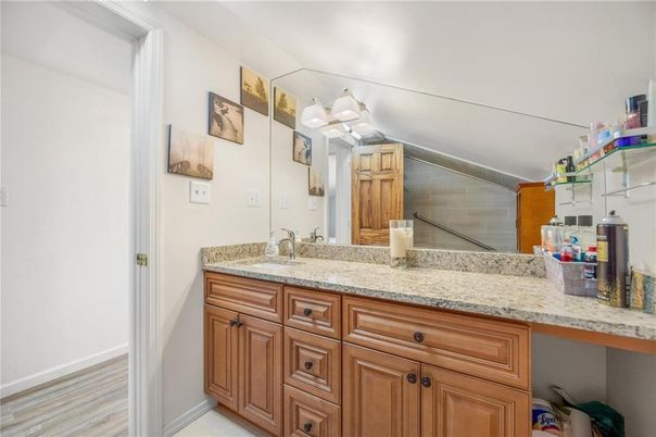 Bathroom, Interior, Wood Texture Flooring
