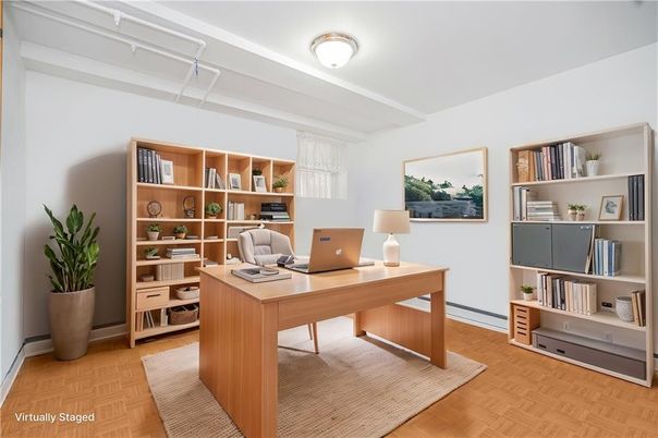 Home Office, Interior, Wood Texture Flooring