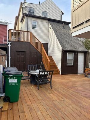 Exterior, Wood Texture Flooring