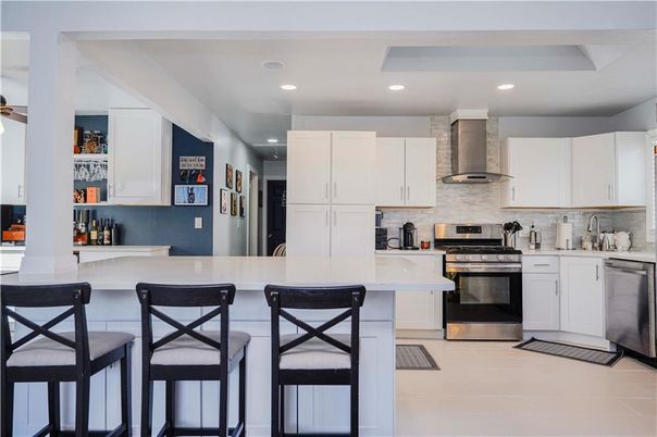 Interior, Kitchen, Recessed Lighting, Stainless Steel Appliances