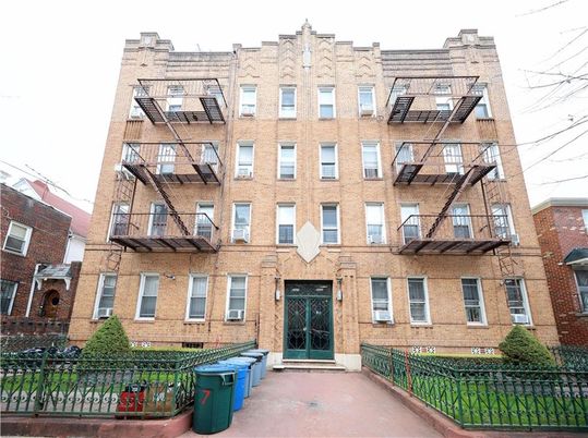 Exterior, Facade, Brick Facade, Condo Building