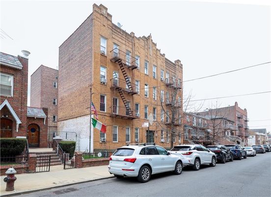 Exterior, Facade, Brick Facade, Condo Building