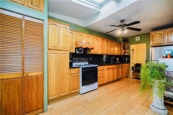Interior, Kitchen, Wood Texture Flooring