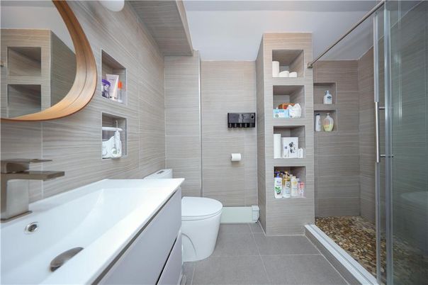 Bathroom, Glass Shower, Interior