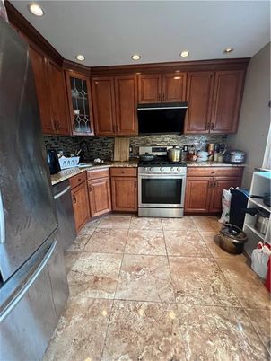 Interior, Kitchen, Recessed Lighting, Stainless Steel Appliances