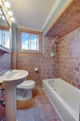 Bathroom, Interior, Stone Walls