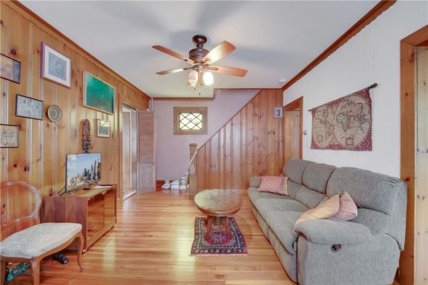 Interior, Living room, Wood Texture Flooring, Wooden Walls