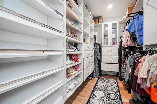 Interior, Recessed Lighting, Walk-in Closets, Wood Texture Flooring