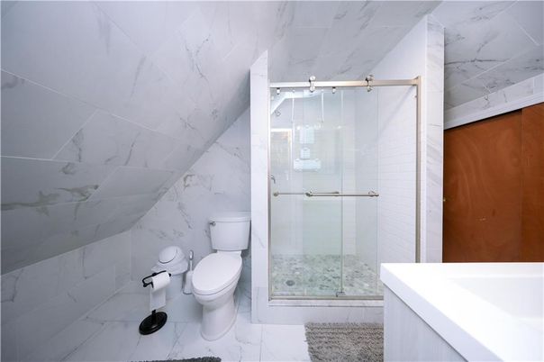 Bathroom, Glass Shower, Interior, Marble, Marble Walls
