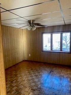 Empty room, Interior, Wood Texture Flooring, Wooden Walls