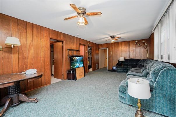 Interior, Living room, Wooden Walls