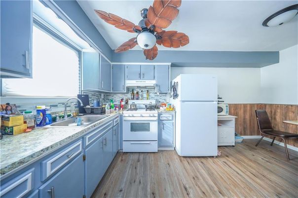 Interior, Kitchen, Wood Texture Flooring