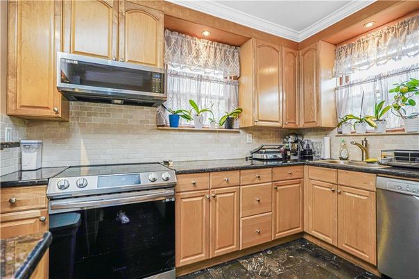Interior, Kitchen, Recessed Lighting, Stainless Steel Appliances