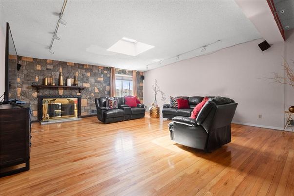 Fireplace, Interior, Living room, Stone Walls, Wood Texture Flooring