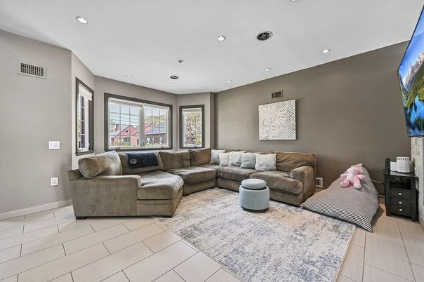 Interior, Living room, Recessed Lighting