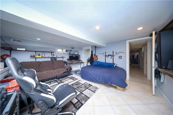 Interior, Living room, Recessed Lighting