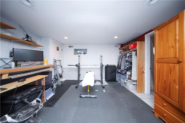 Fitness Equipment, Home Office, Interior, Recessed Lighting