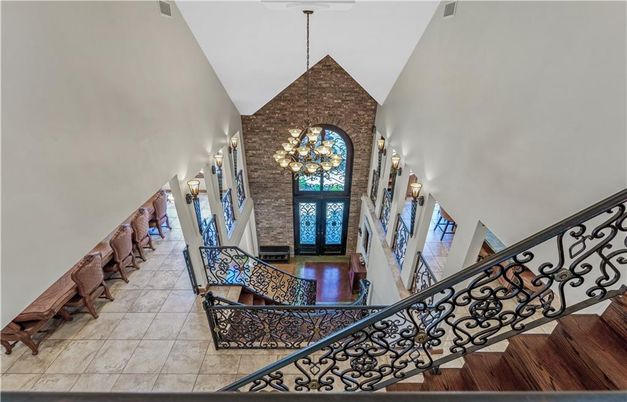 Fireplace, Interior, Stone Walls, Wood Texture Flooring