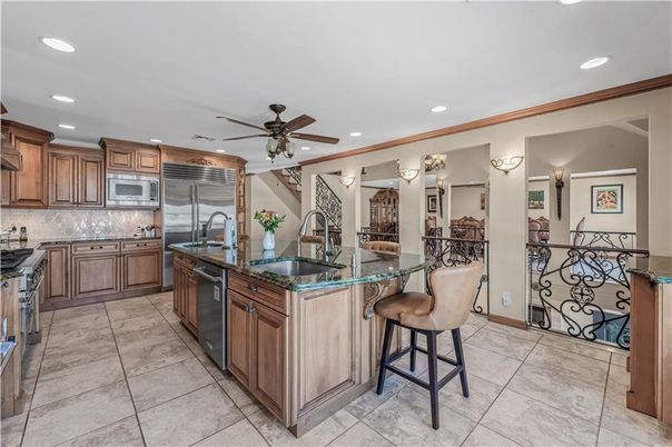 Interior, Kitchen, Recessed Lighting, Stainless Steel Appliances