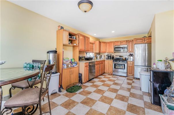 Interior, Kitchen, Recessed Lighting, Stainless Steel Appliances