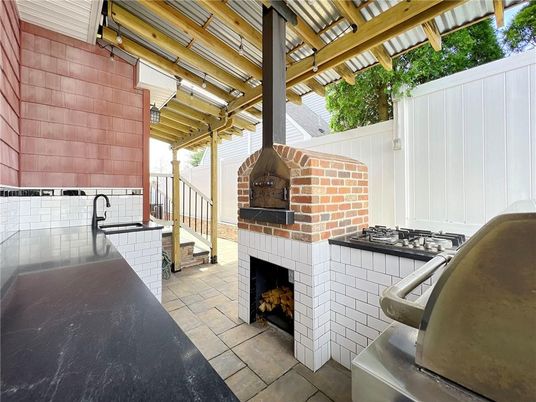 Exterior, Fireplace