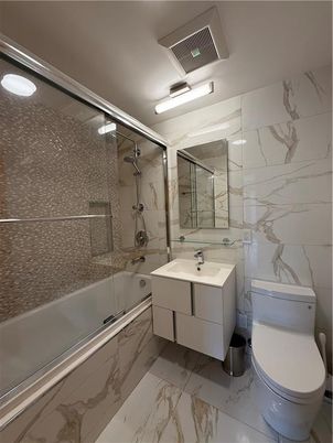 Bathroom, Glass Shower, Interior, Marble, Marble Walls