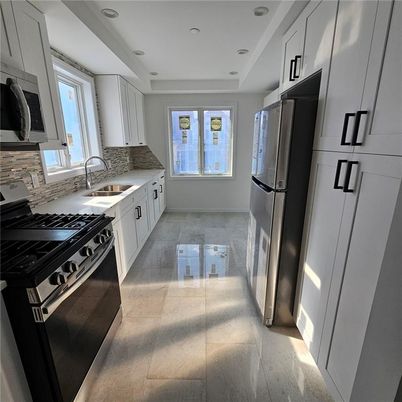 Interior, Kitchen, Recessed Lighting, Stainless Steel Appliances