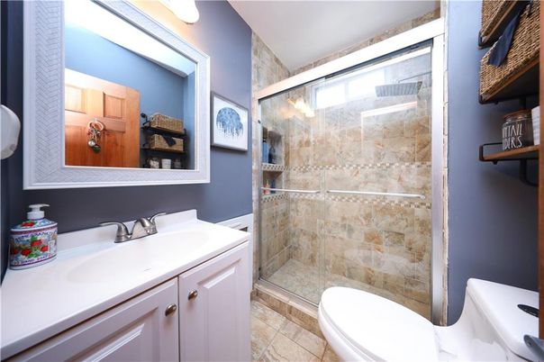 Bathroom, Glass Shower, Interior