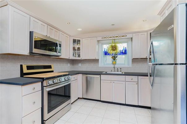 Interior, Kitchen, Recessed Lighting, Stainless Steel Appliances