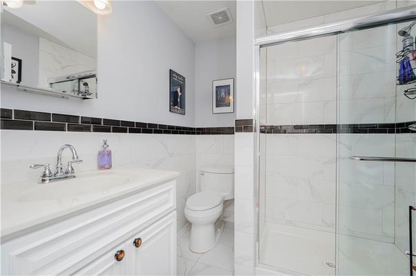 Bathroom, Glass Shower, Interior, Marble, Marble Walls