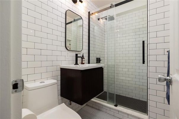 Bathroom, Glass Shower, Interior