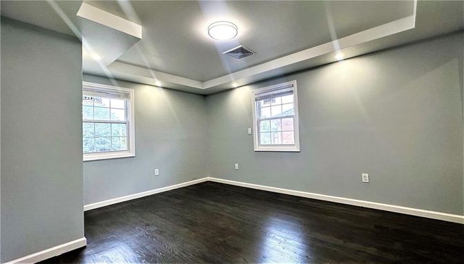 Empty room, Interior, Wood Texture Flooring