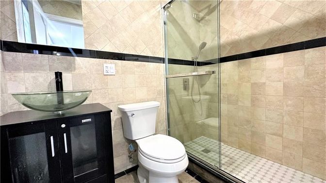 Bathroom, Glass Shower, Interior