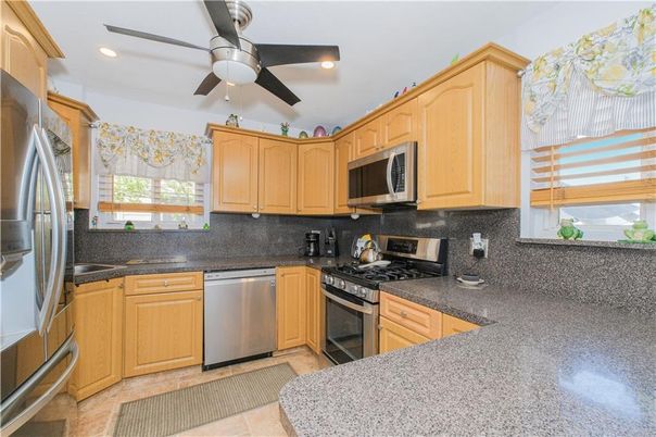 Interior, Kitchen, Recessed Lighting, Stainless Steel Appliances