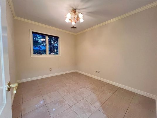 Chandelier, Empty room, Interior