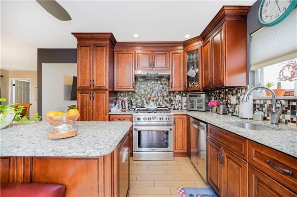 Interior, Kitchen, Recessed Lighting, Stainless Steel Appliances