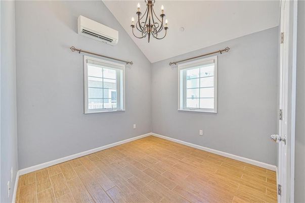 Chandelier, Empty room, Interior, Wood Texture Flooring