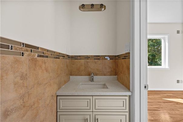 Bathroom, Interior, Wood Texture Flooring