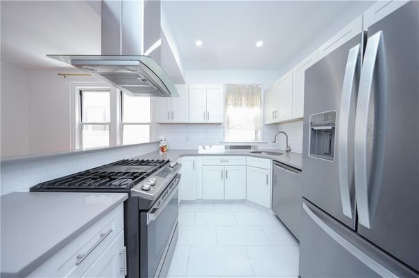 Interior, Kitchen, Recessed Lighting, Stainless Steel Appliances