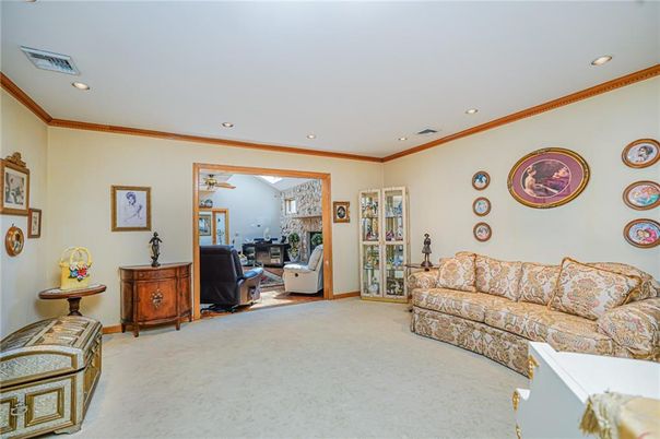 Interior, Living room, Recessed Lighting