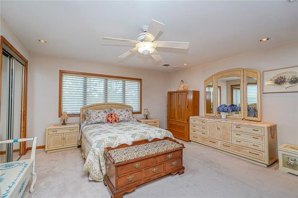 Bedroom, Interior, Recessed Lighting