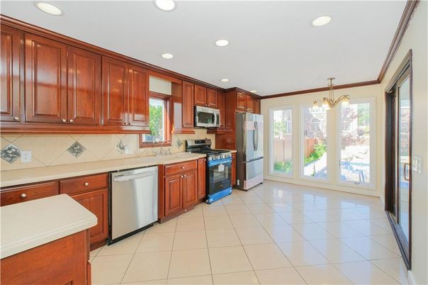 Interior, Kitchen, Recessed Lighting, Stainless Steel Appliances