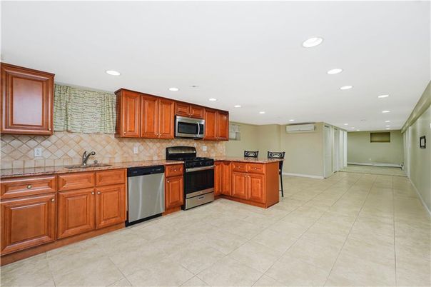 Interior, Kitchen, Recessed Lighting, Stainless Steel Appliances
