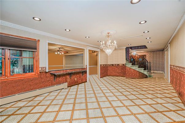 Chandelier, Interior, Recessed Lighting
