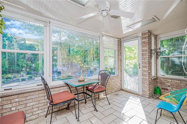 Dining room, Interior, Stone Walls, Sun Room
