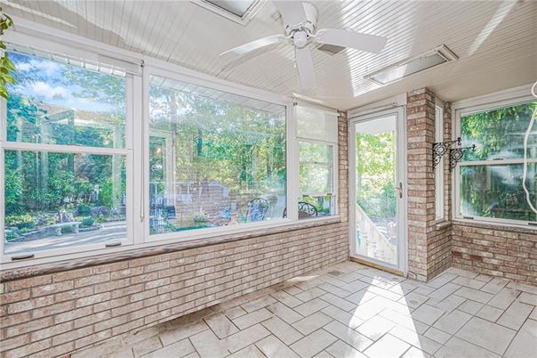 Interior, Stone Walls, Sun Room