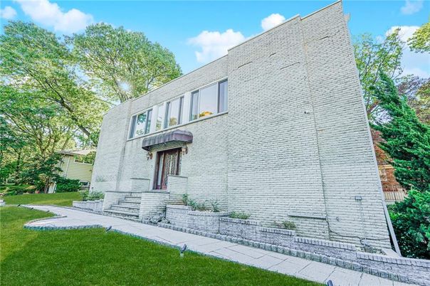 Exterior, Facade, Brick Facade, None