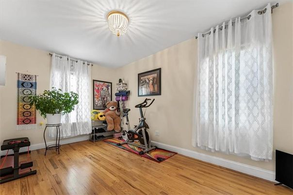 Fitness Equipment, Interior, Wood Texture Flooring