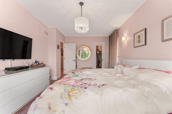 Bedroom, Chandelier, Interior