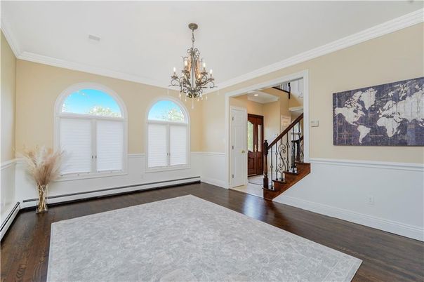 Chandelier, Interior, Wood Texture Flooring